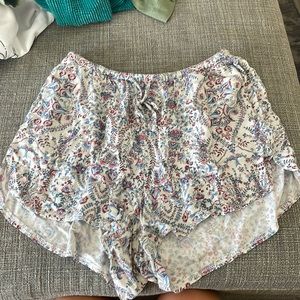 John Galt flowy floral shorts